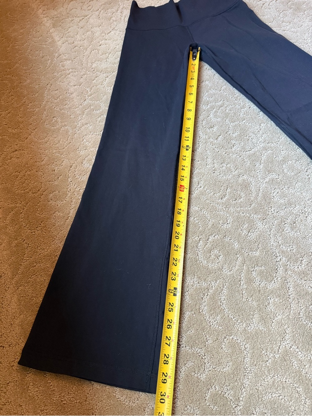 Size 6 or 4 lululemon athletica Black Flare Pants - Picture 4 of 6